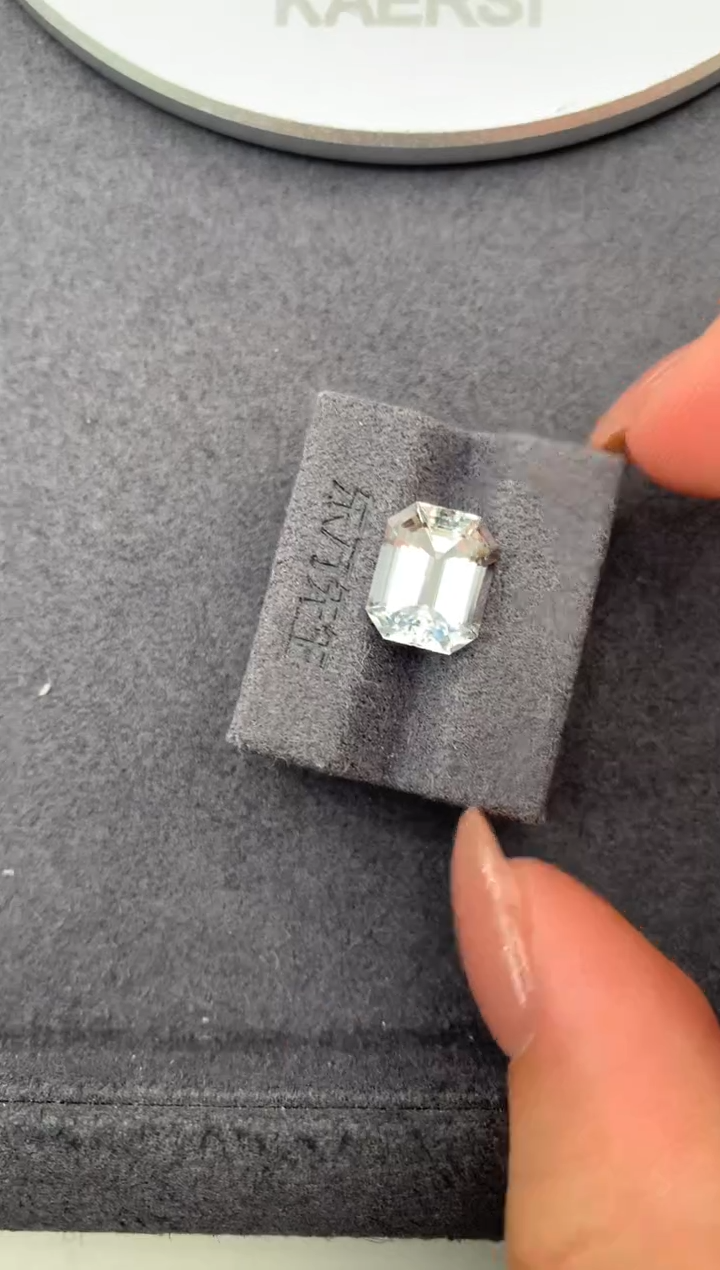 绿柱石裸石3.9ct 白绿柱石 定制 FH