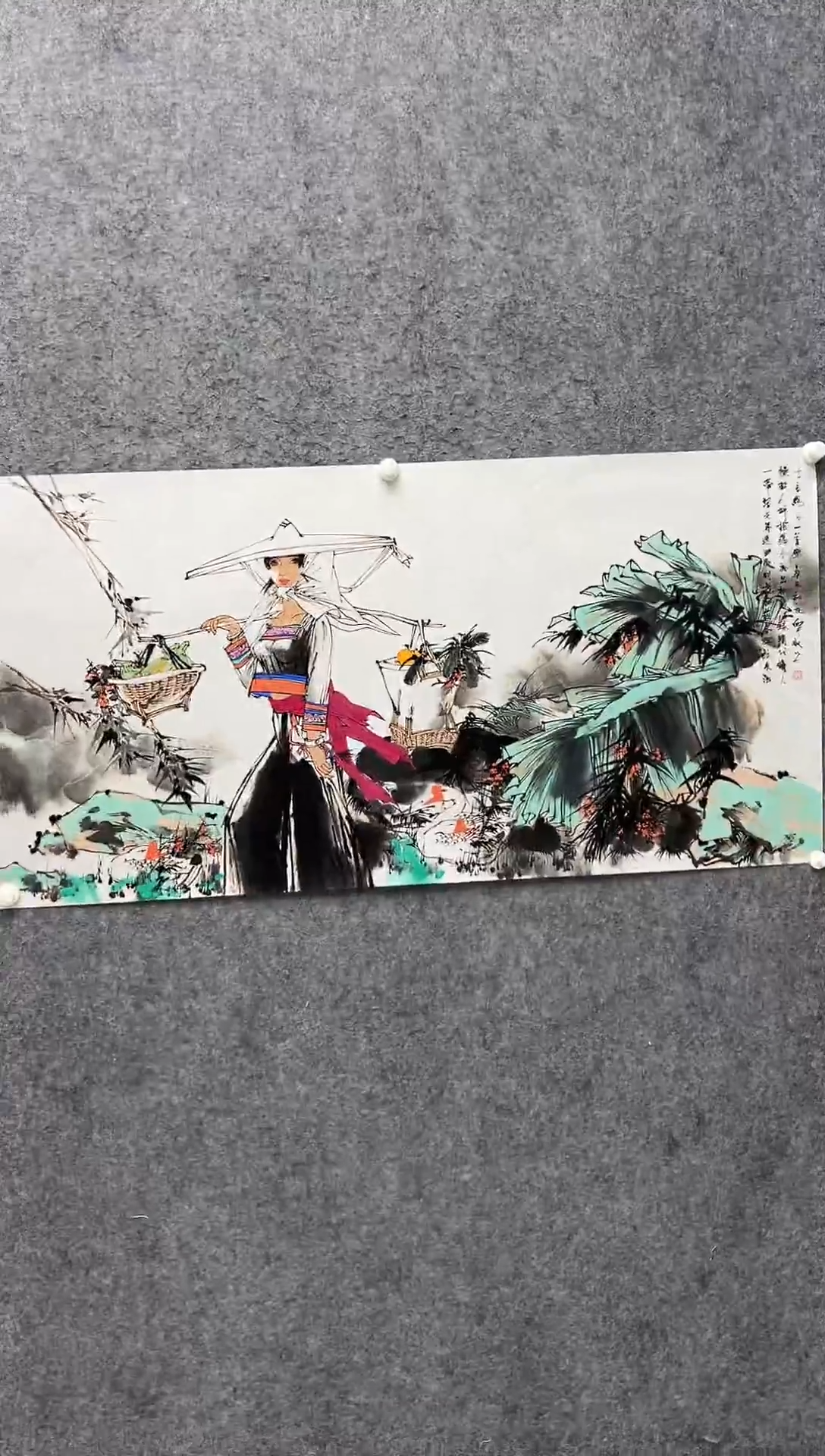 国画刘向平-8平尺-国画