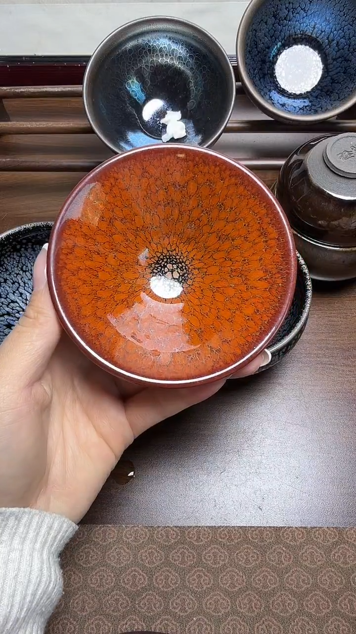 茶盏建窑建盏主人杯03口径9.5