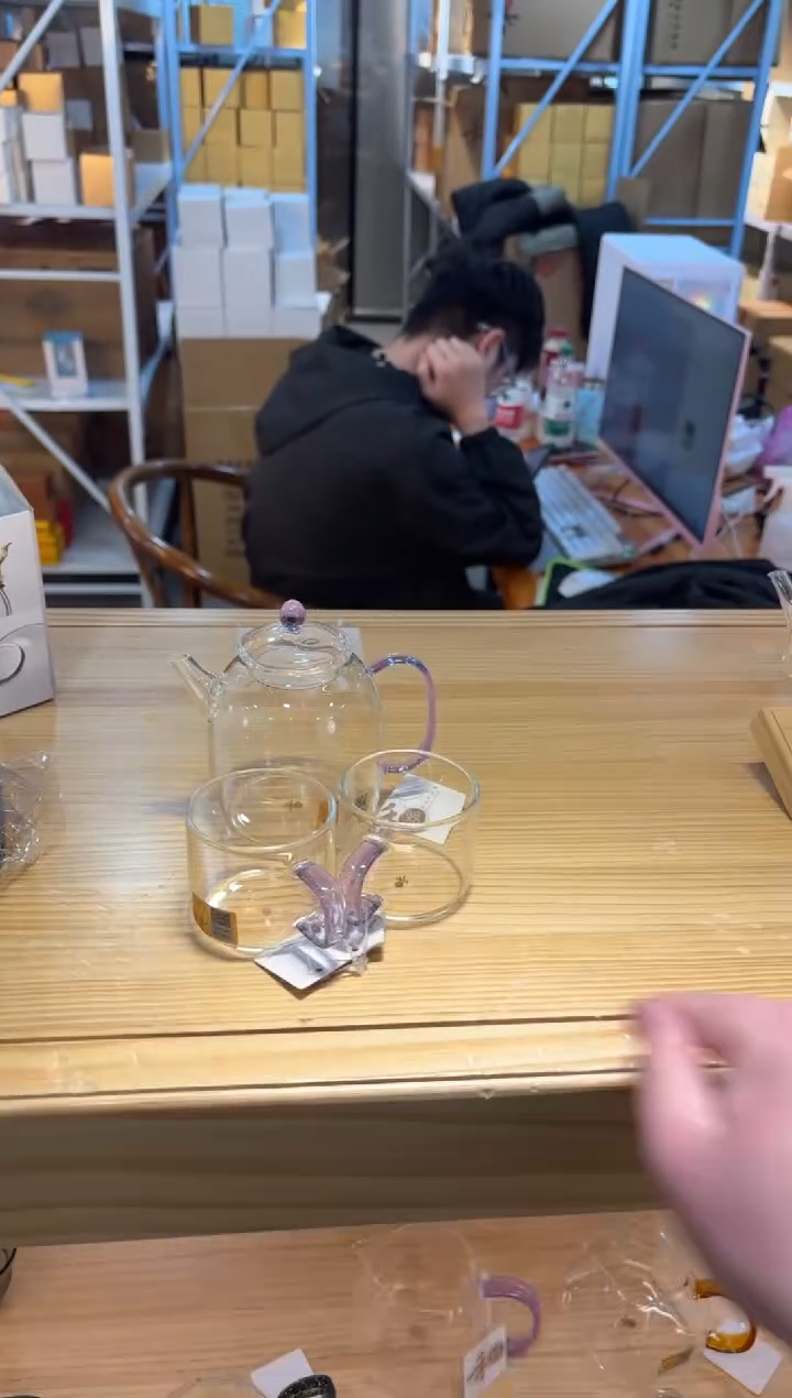 【闪购商品】禾器-宴辰壶-浅紫色+清禾杯浅紫色