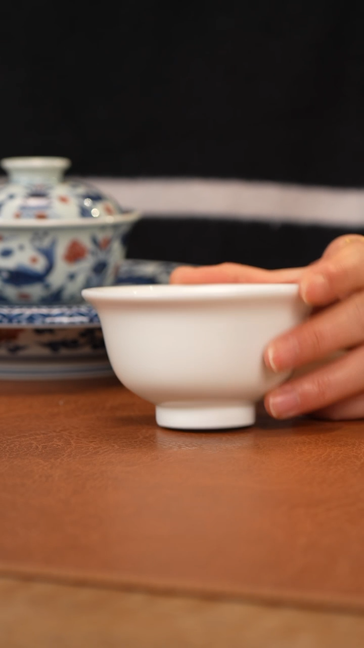 【闪购商品】杯景德镇白胎压手杯