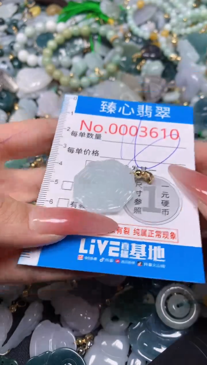 【闪购商品】翡翠颈饰未镶嵌含绳0003610