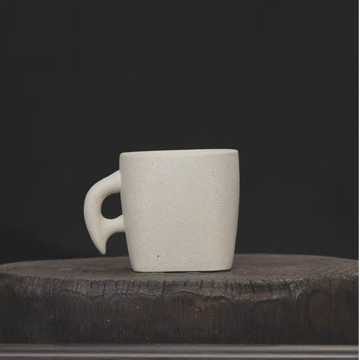 手工杯I把杯 天圆地方 寿字把杯
