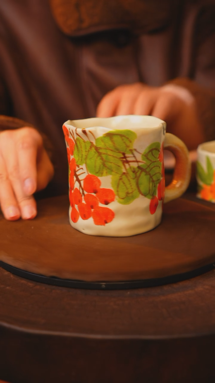 【闪购商品】瓷片景德镇手绘瓷器高温釉下彩---