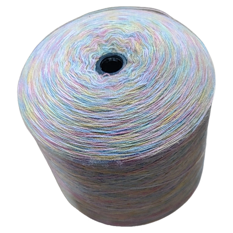 500克很细仿羊绒段染织衣服包包玩偶