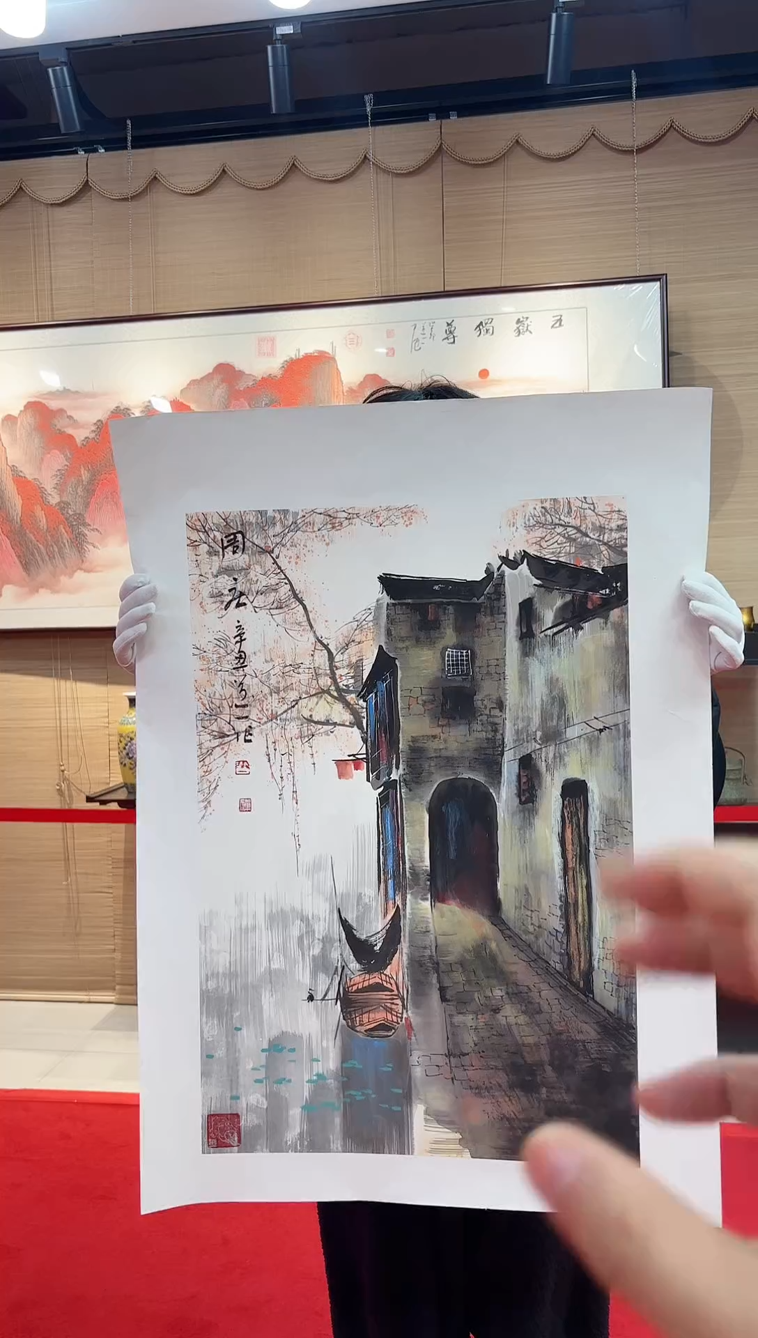 【闪购商品】国画国画国画道一老师手绘作品D40