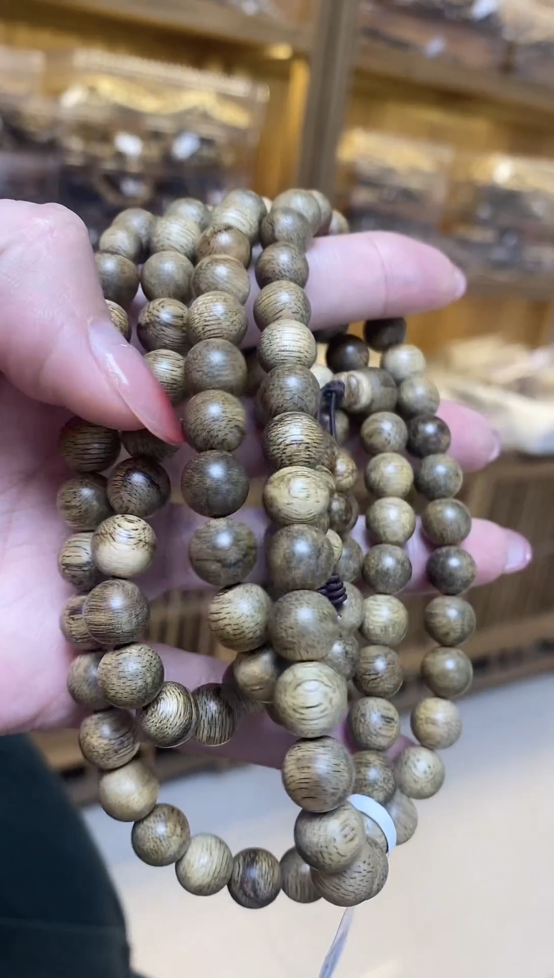 【闪购商品】沉香手串文莱圆珠长串0.8+多样性发其一