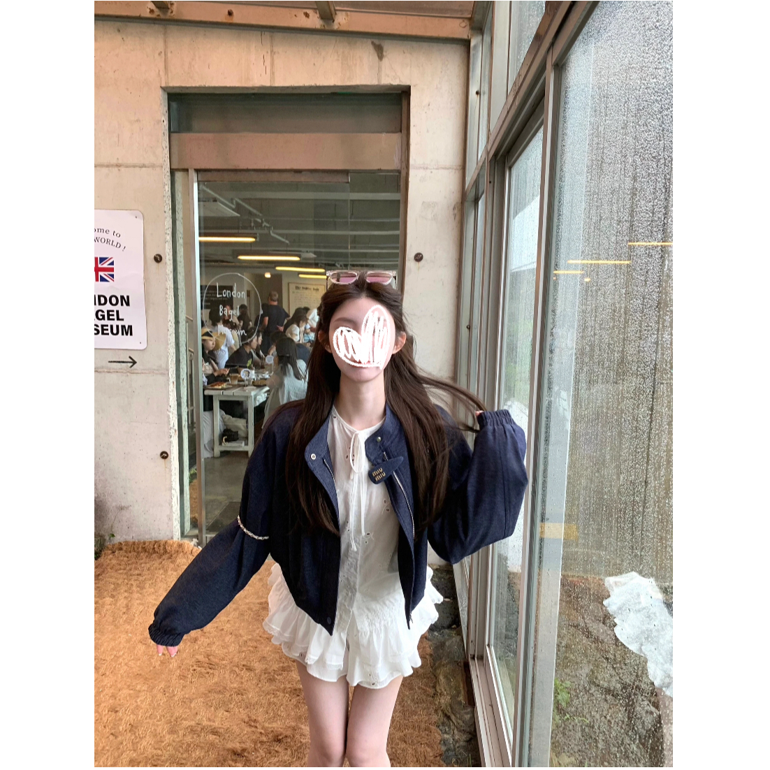 飞行日记 短款牛仔外套