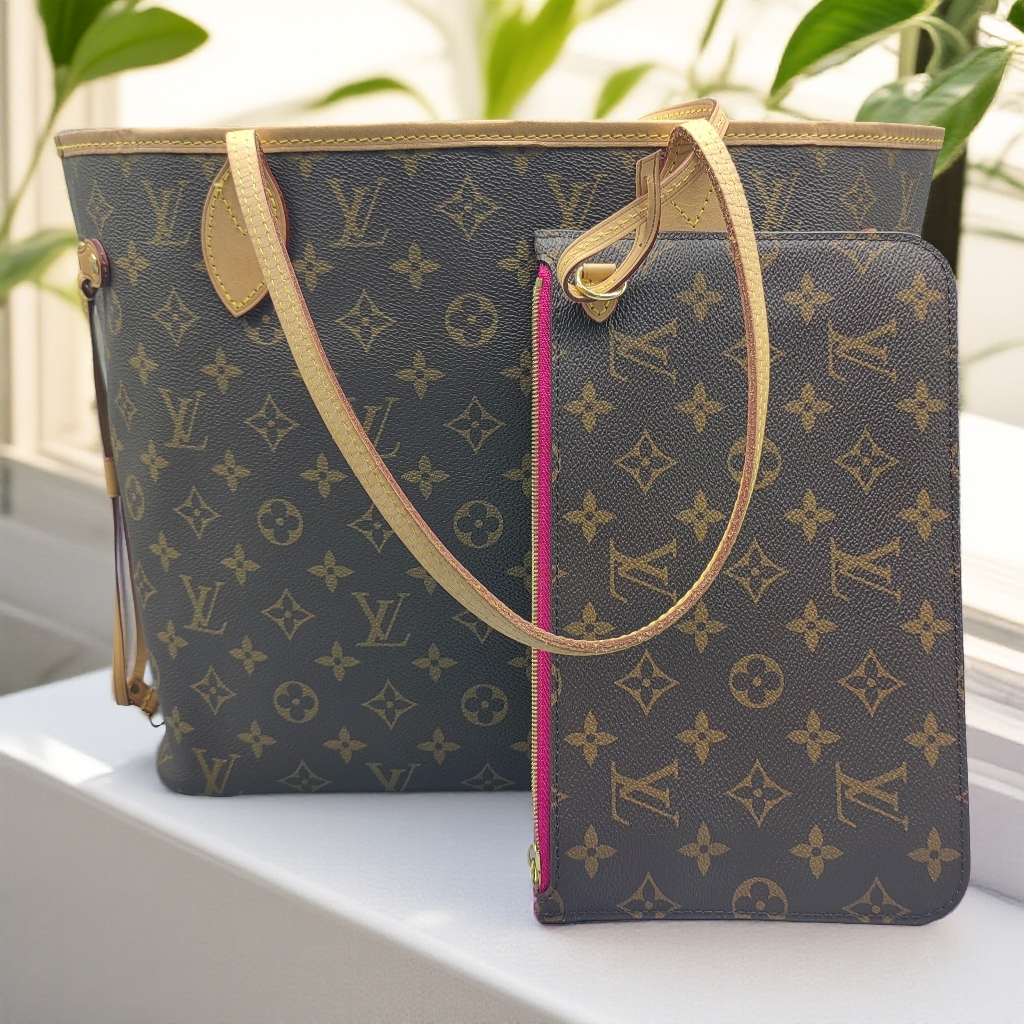 95新 LouisVuitton/路易威登 老花NF单肩包1664 0910