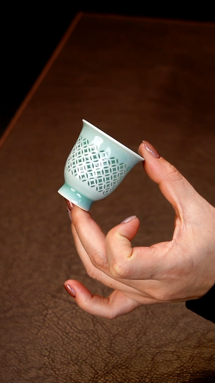 青瓷手工茶器包邮