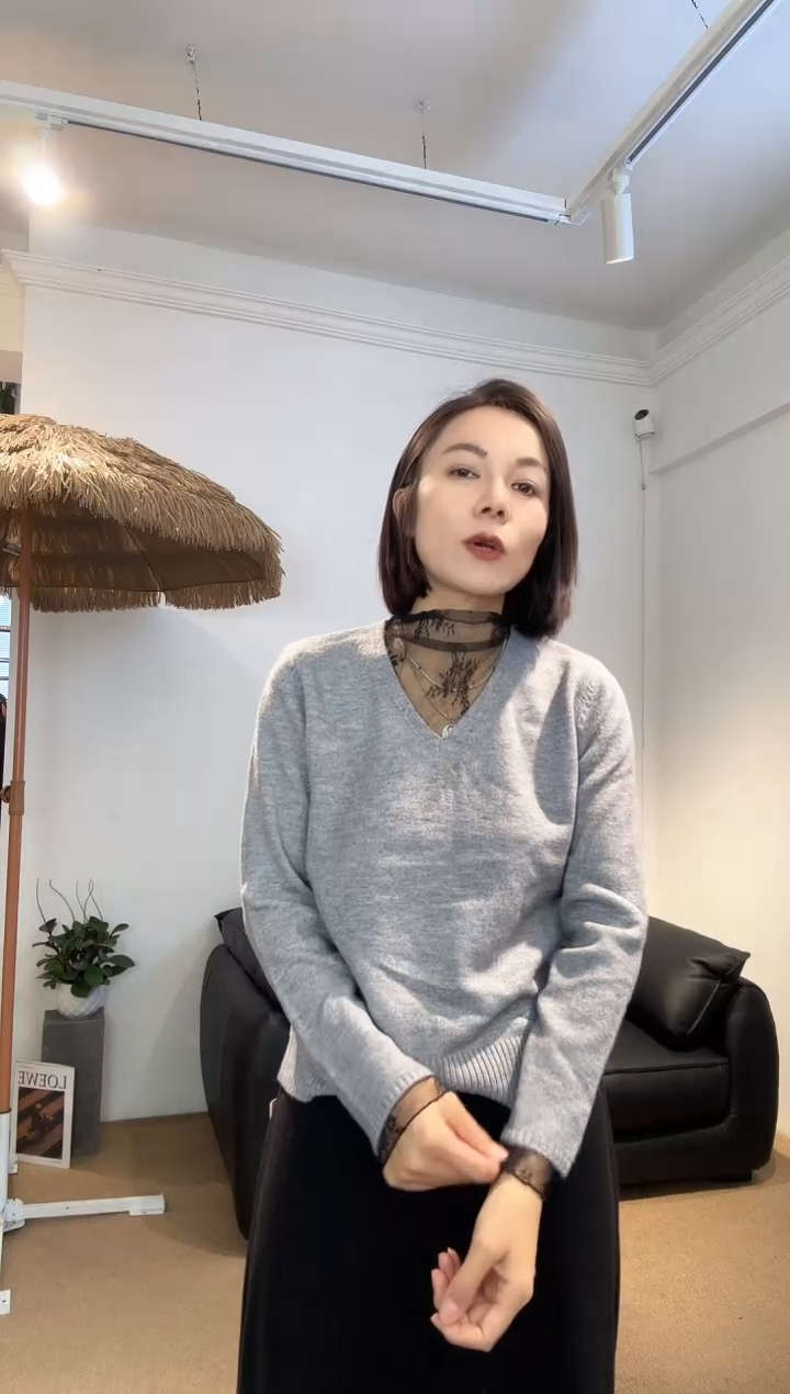 假两件毛衫-0512-灰