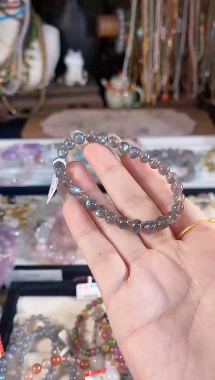 【闪购商品】拉长石手链未镶嵌多样性发货其一