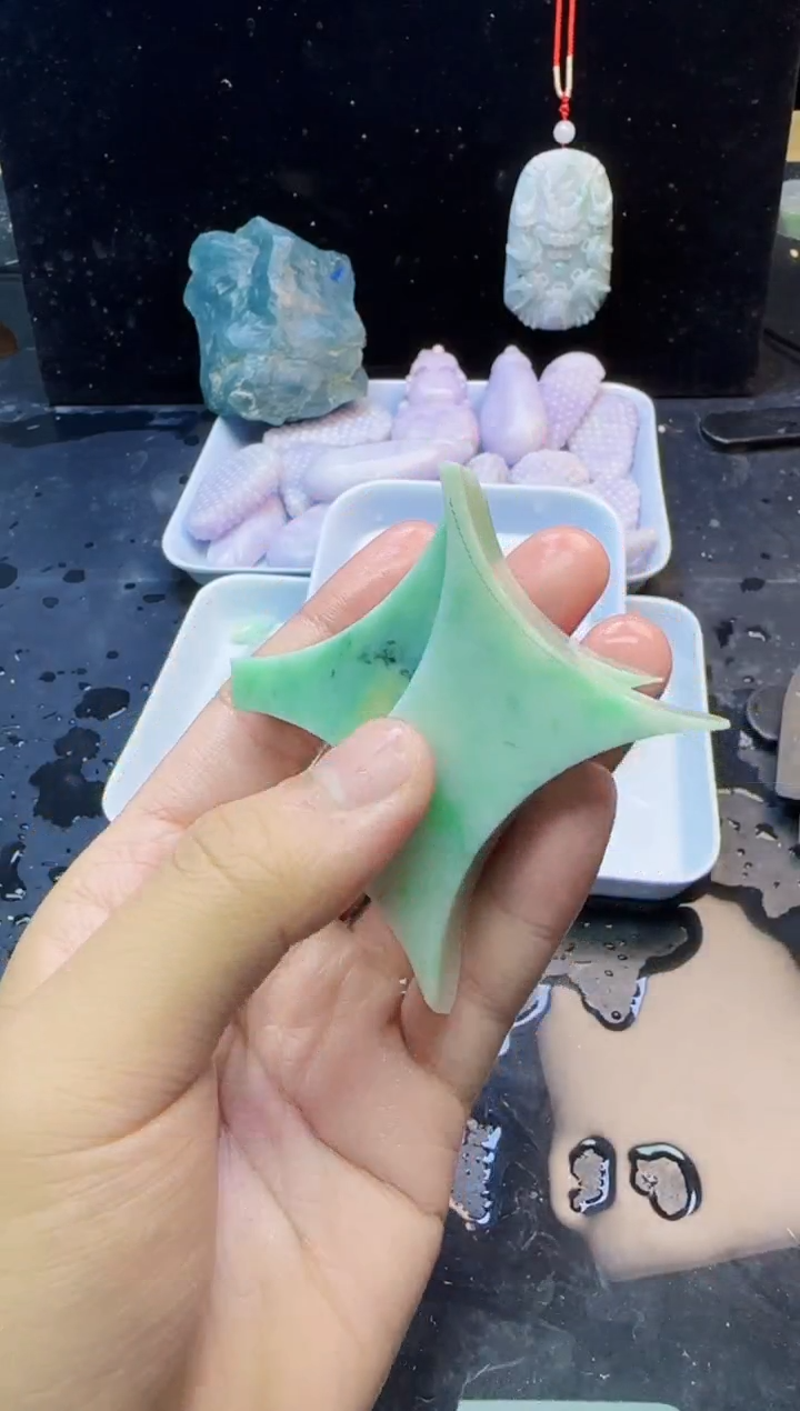颈饰未镶嵌翡翠053天然A货翡翠