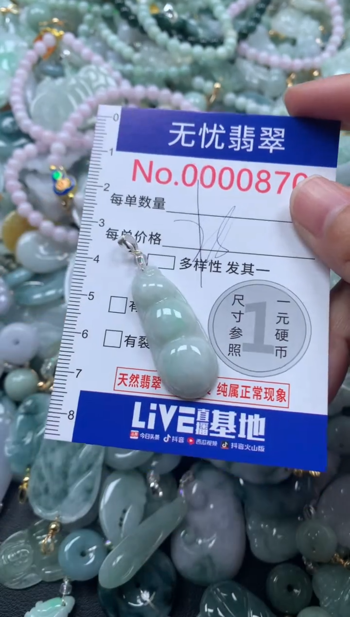 颈饰未镶嵌翡翠870