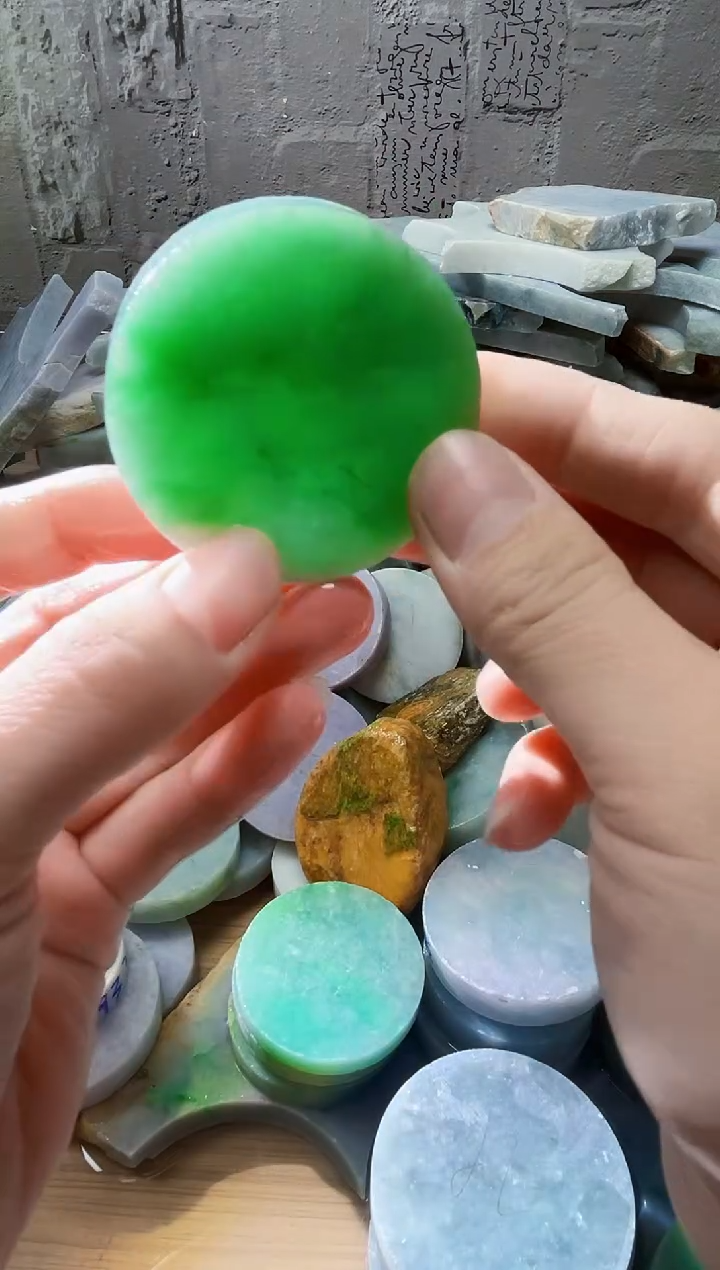 裸石翡翠天然翡翠A货石 南 305