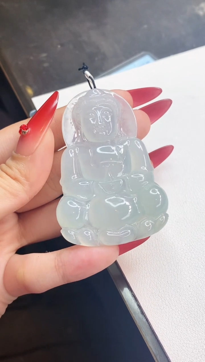 【闪购商品】翡翠颈饰未镶嵌观音