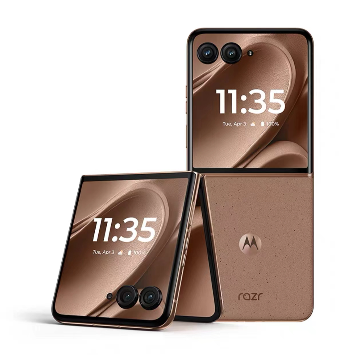 未拆封 Motorola/摩托罗拉 鸿轩通讯 [摩卡慕斯]razr50 Ultra手机