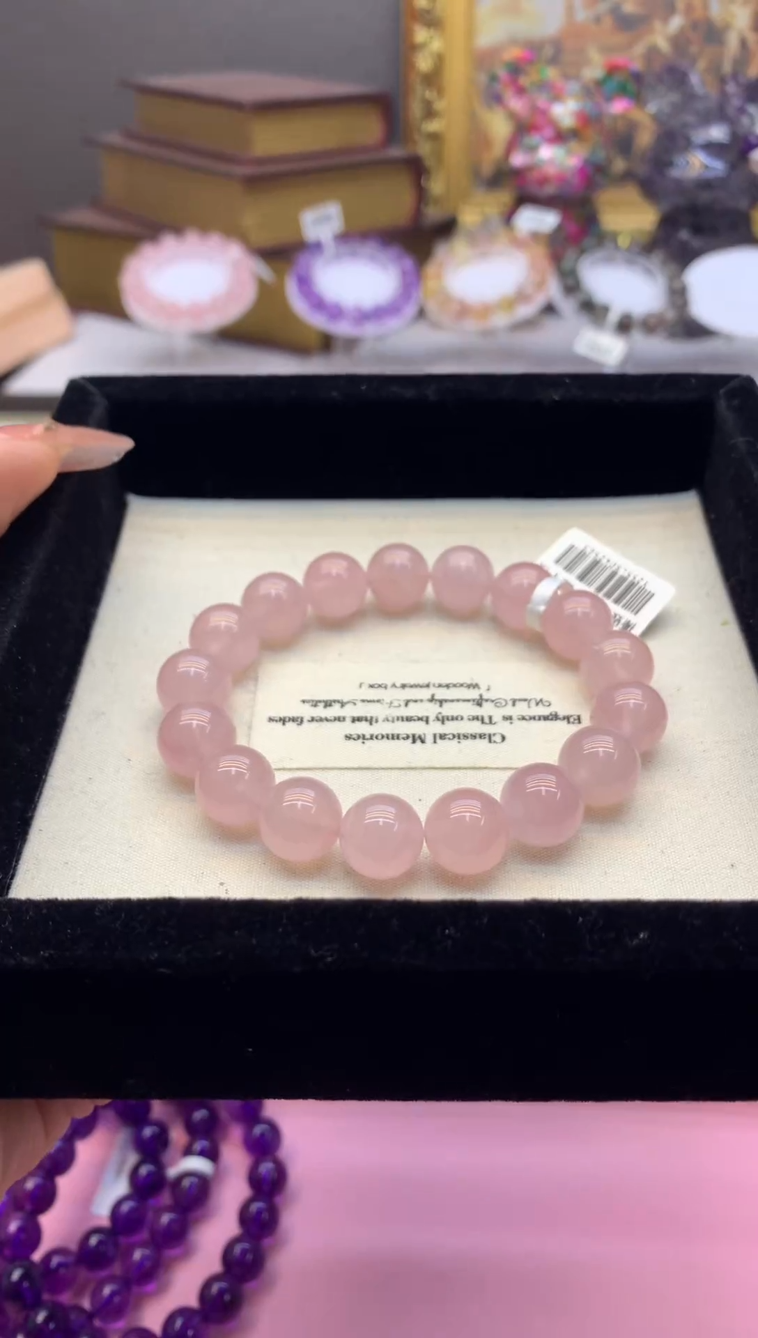 【闪购商品】水晶手串未镶嵌12+粉水晶