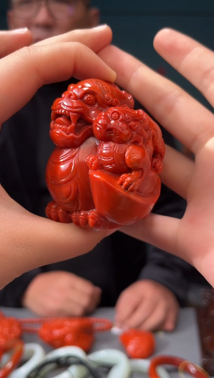 【闪购商品】南红玛瑙颈饰未镶嵌摆件