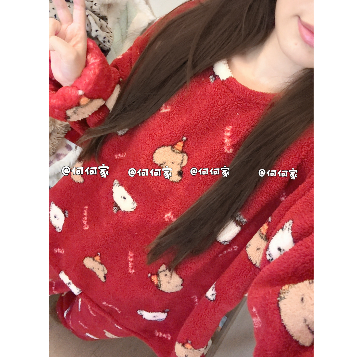 上衣！！z加厚加绒加大下摆开叉设计感气质百搭卫衣款上衣