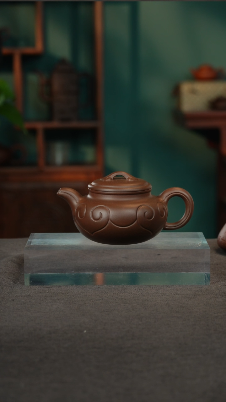 【闪购商品】紫砂茶壶20仿古如意