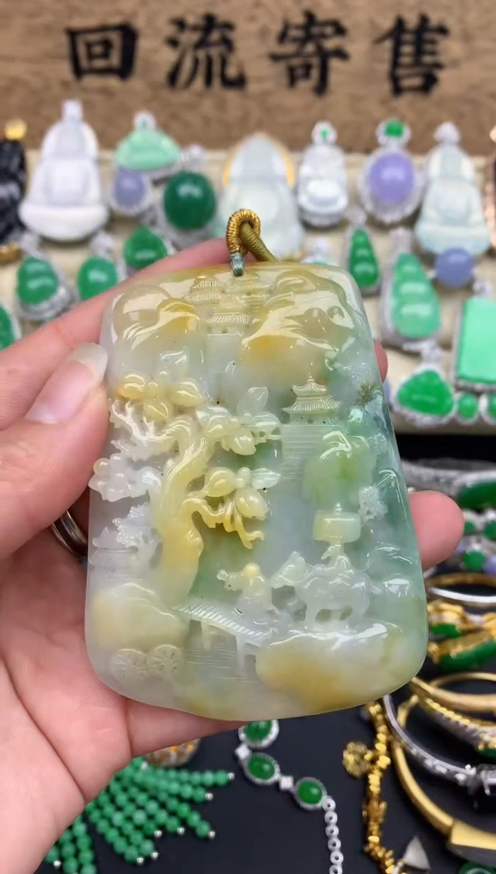 【闪购商品】翡翠颈饰未镶嵌176-中国好珍宝