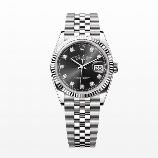 未使用 Rolex/劳力士 126234/36表径黑盘钻刻/25年全套经典腕表