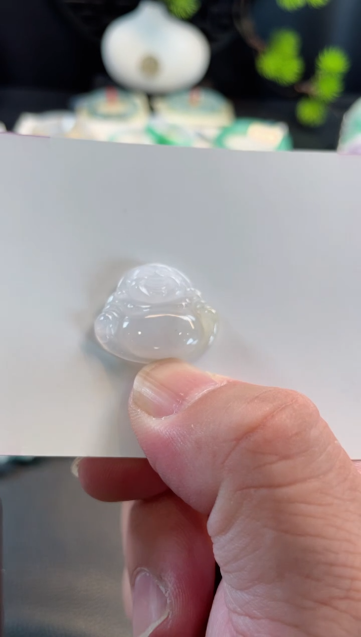 翡翠手镯未镶嵌67 有纹裂