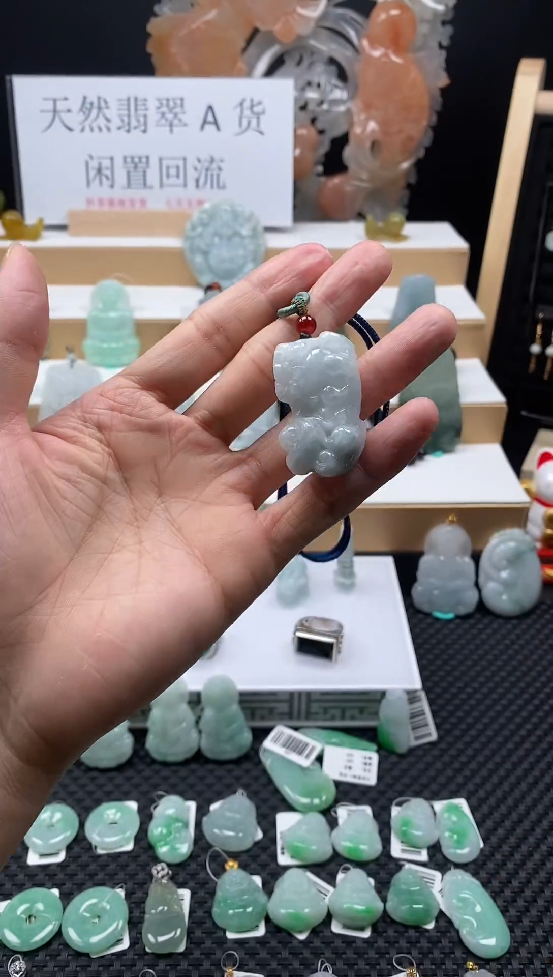 【闪购商品】翡翠颈饰未镶嵌93貔貅