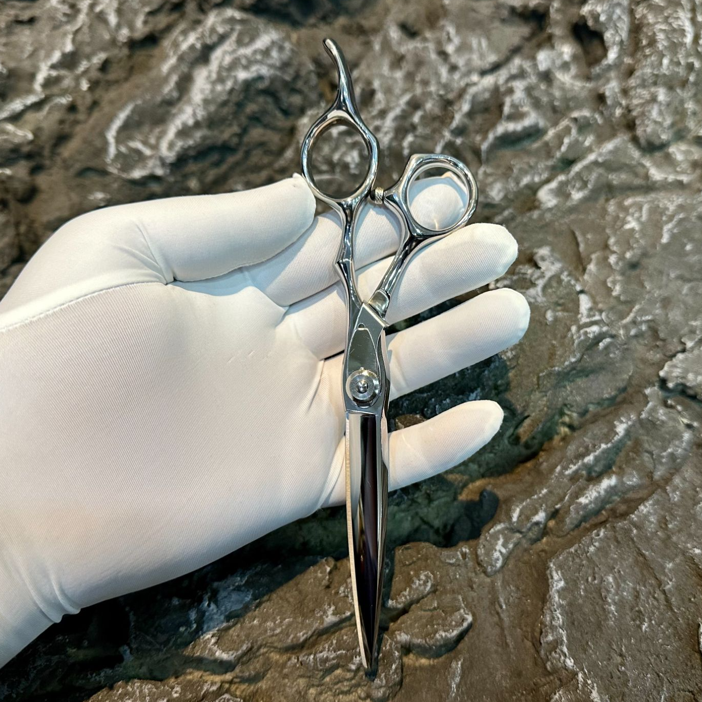 高端6.5寸综合超钴机械臂双轴承加厚刀背超强剁力剪切绵柔剪刀