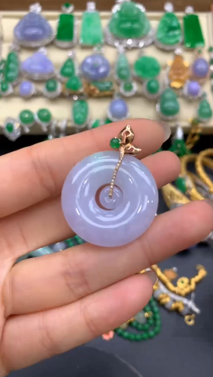 【闪购商品】翡翠颈饰18K金镶嵌284-中国好珍宝