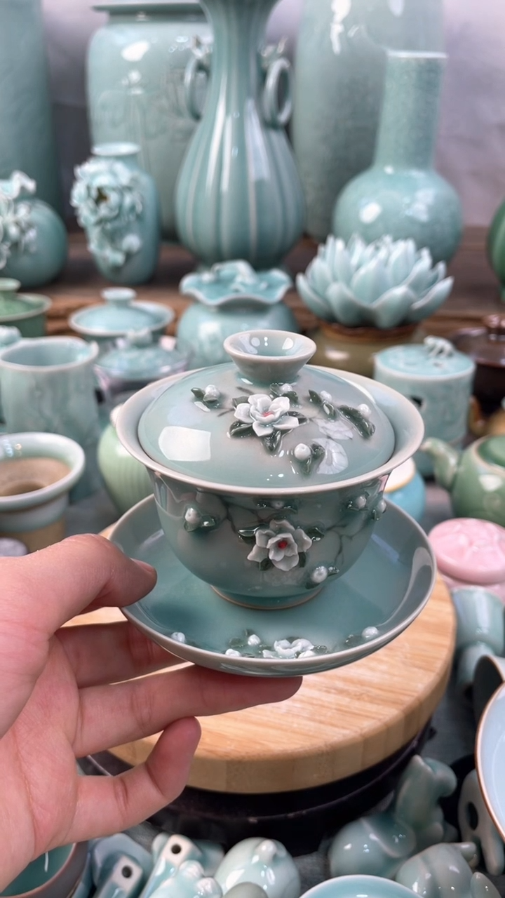 【闪购商品】纯手工 特价福利 微瑕 慧仙青瓷