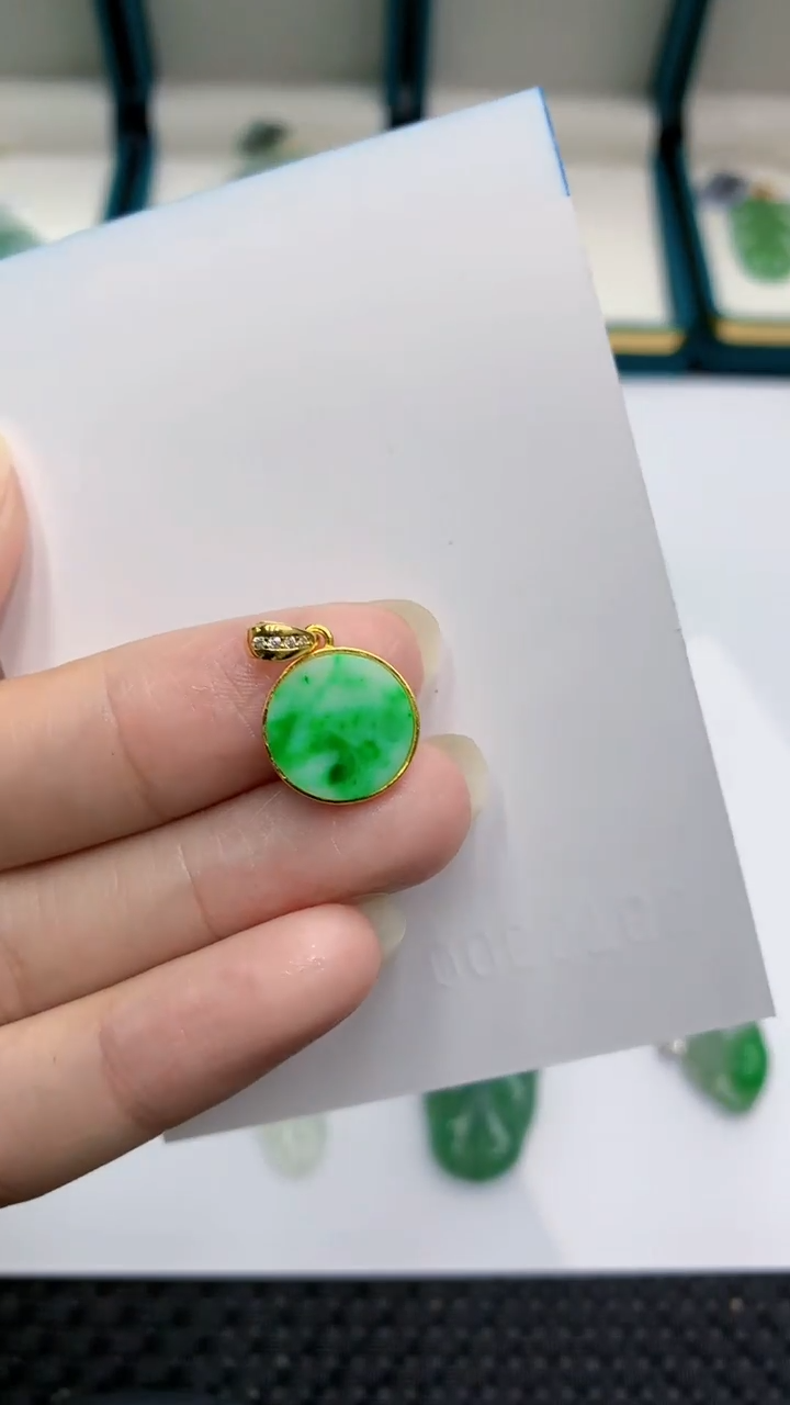 【闪购商品】翡翠颈饰银S925镶嵌            8