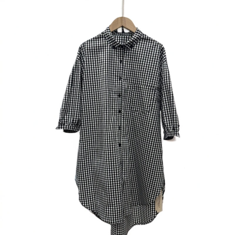 Y8861新款休闲时尚设计师款格子衬衫