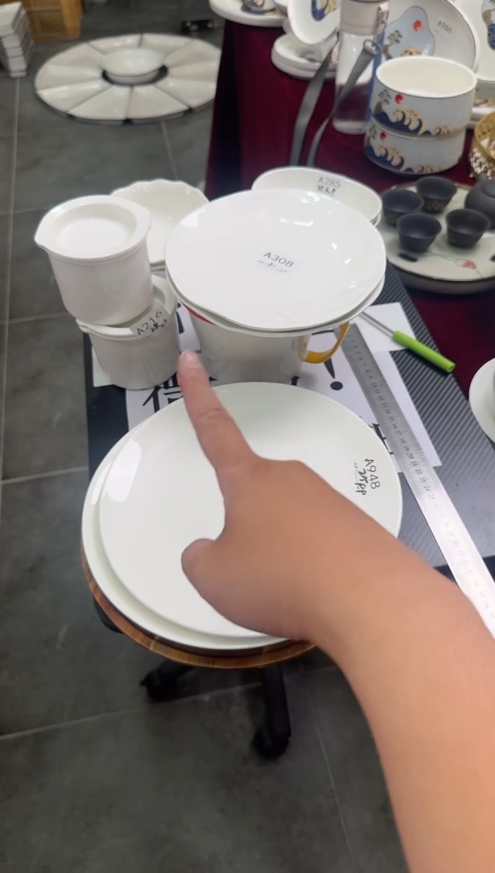 摆件陶【2个装】航空10寸西餐盘