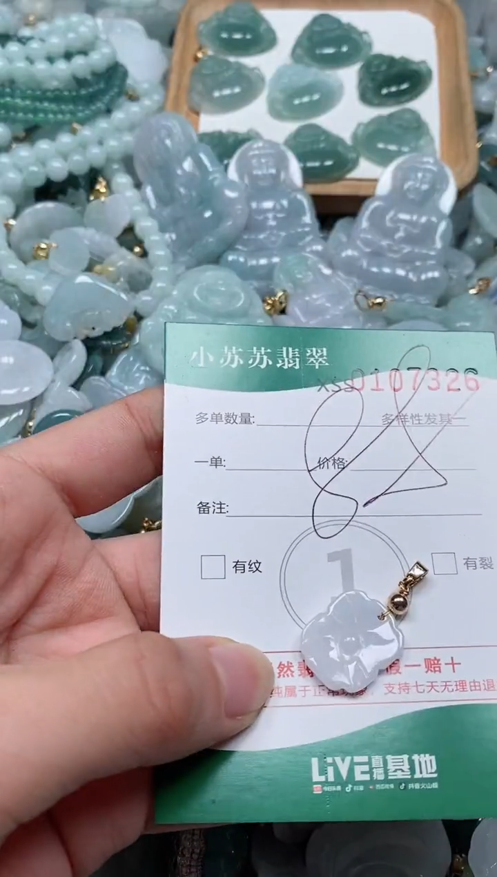 【闪购商品】翡翠颈饰未镶嵌闪购商品0107326