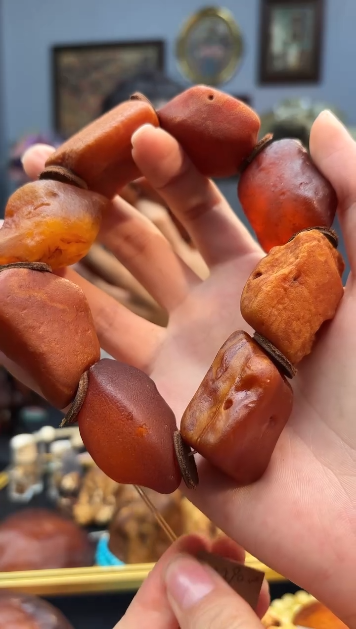 手串琥珀未镶嵌手串