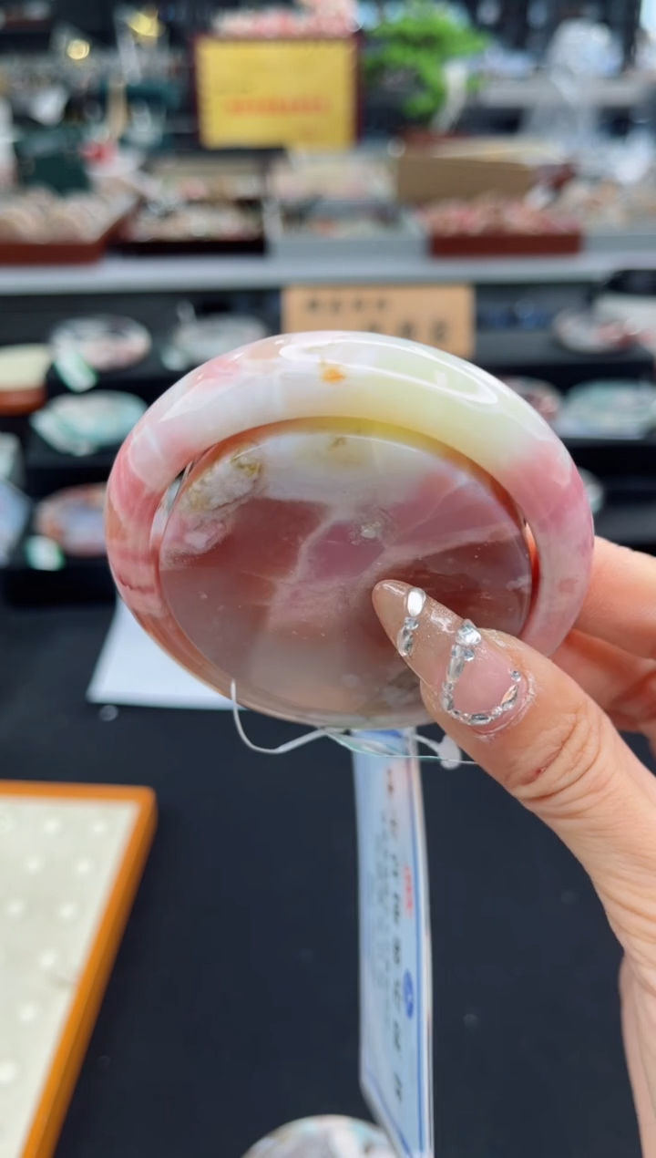 【闪购商品】石英质玉手镯未镶嵌57圈口（赠品镯心）3S9121