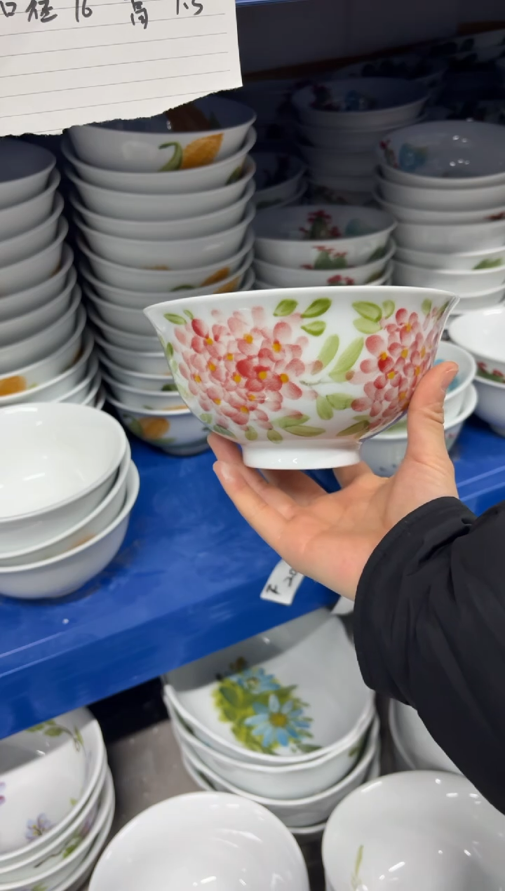 景德镇高温陶瓷食品级手绘釉中彩-正德碗