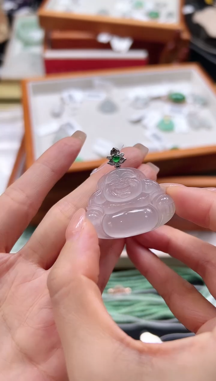 【闪购商品】翡翠18K金镶嵌颈饰DFZ0317-2