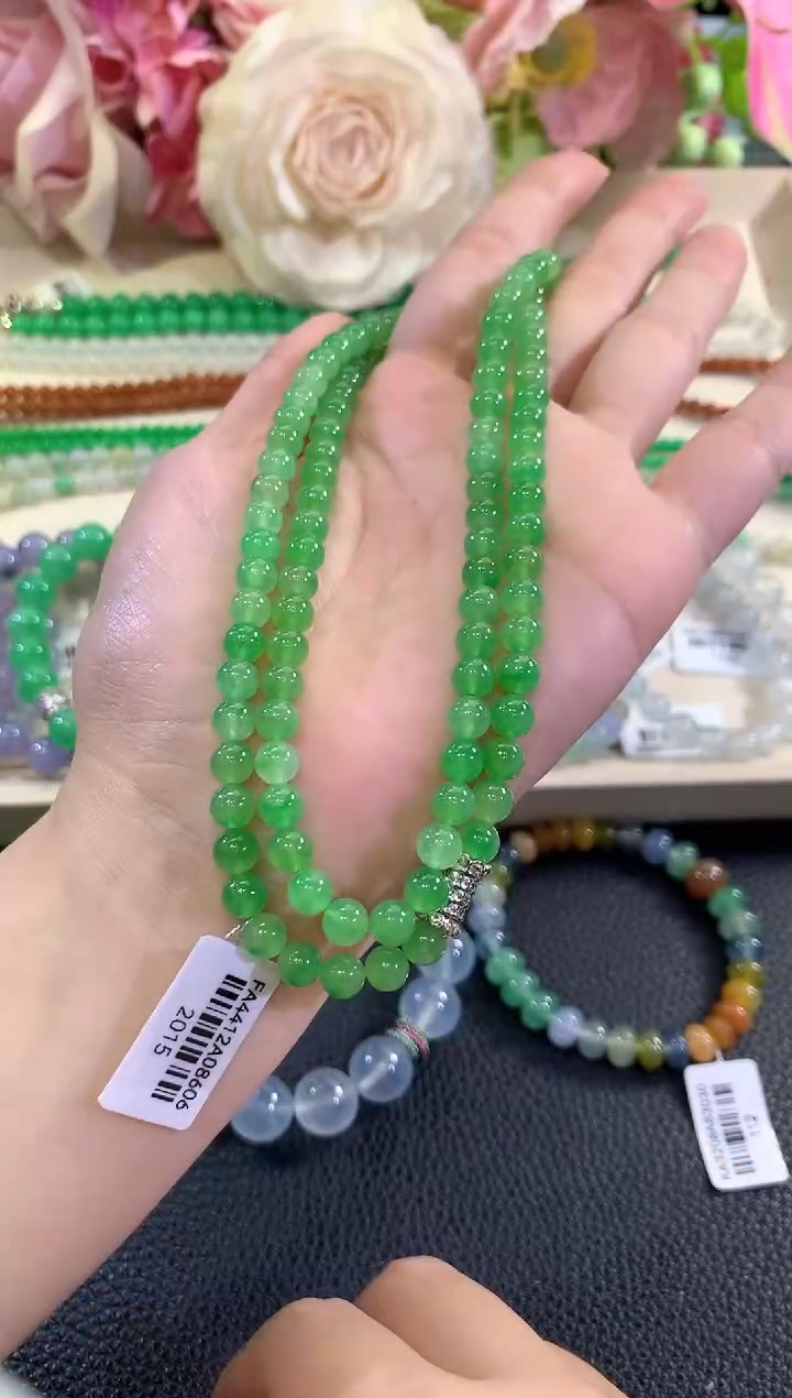 未镶嵌手串翡翠c161    