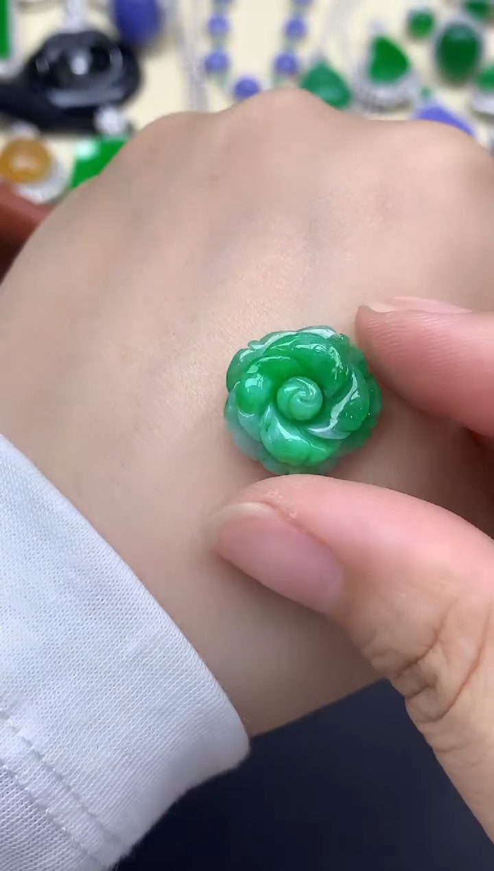 颈饰未镶嵌翡翠287-中国好珍宝