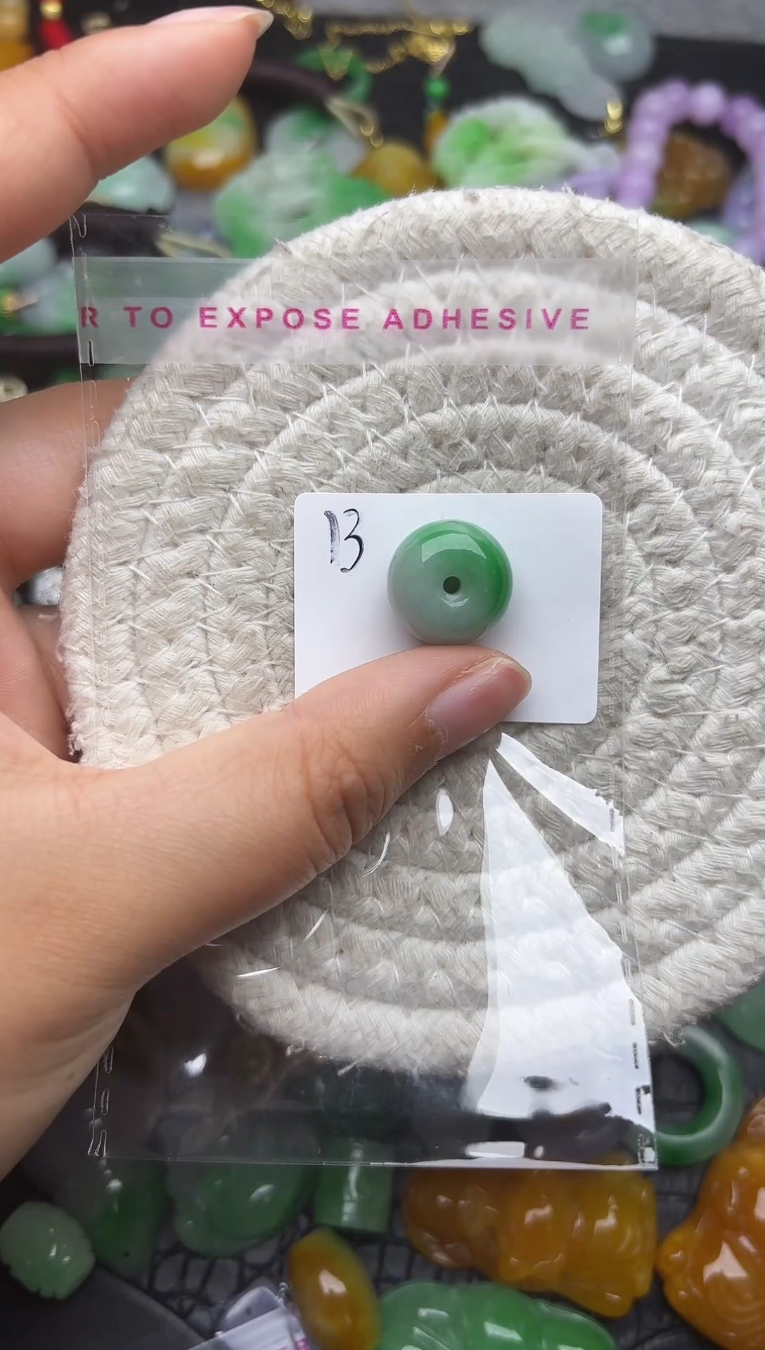 颈饰未镶嵌翡翠缅甸翡翠吊坠