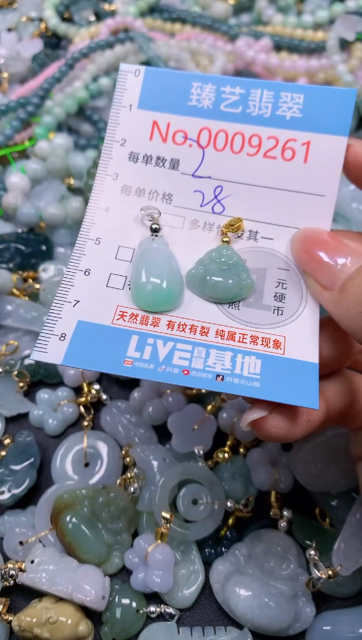 颈饰未镶嵌翡翠9261