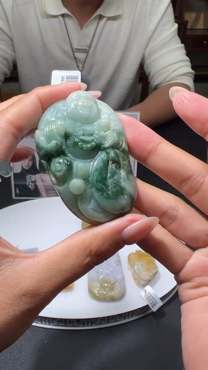 【闪购商品】定制翡翠未镶嵌不退不换CMH1件-A