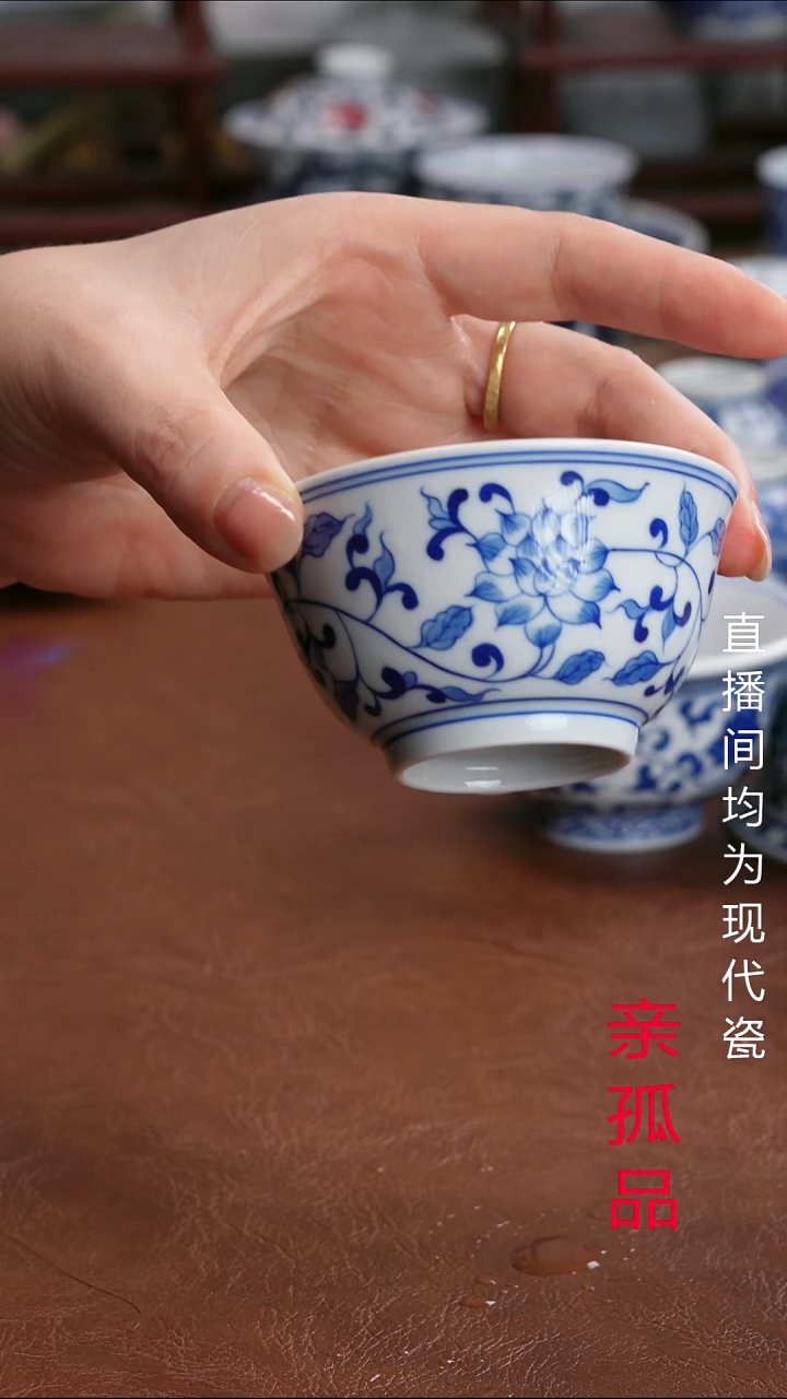 景德镇高端茶器景德镇墨奈纯手工手绘高端茶器