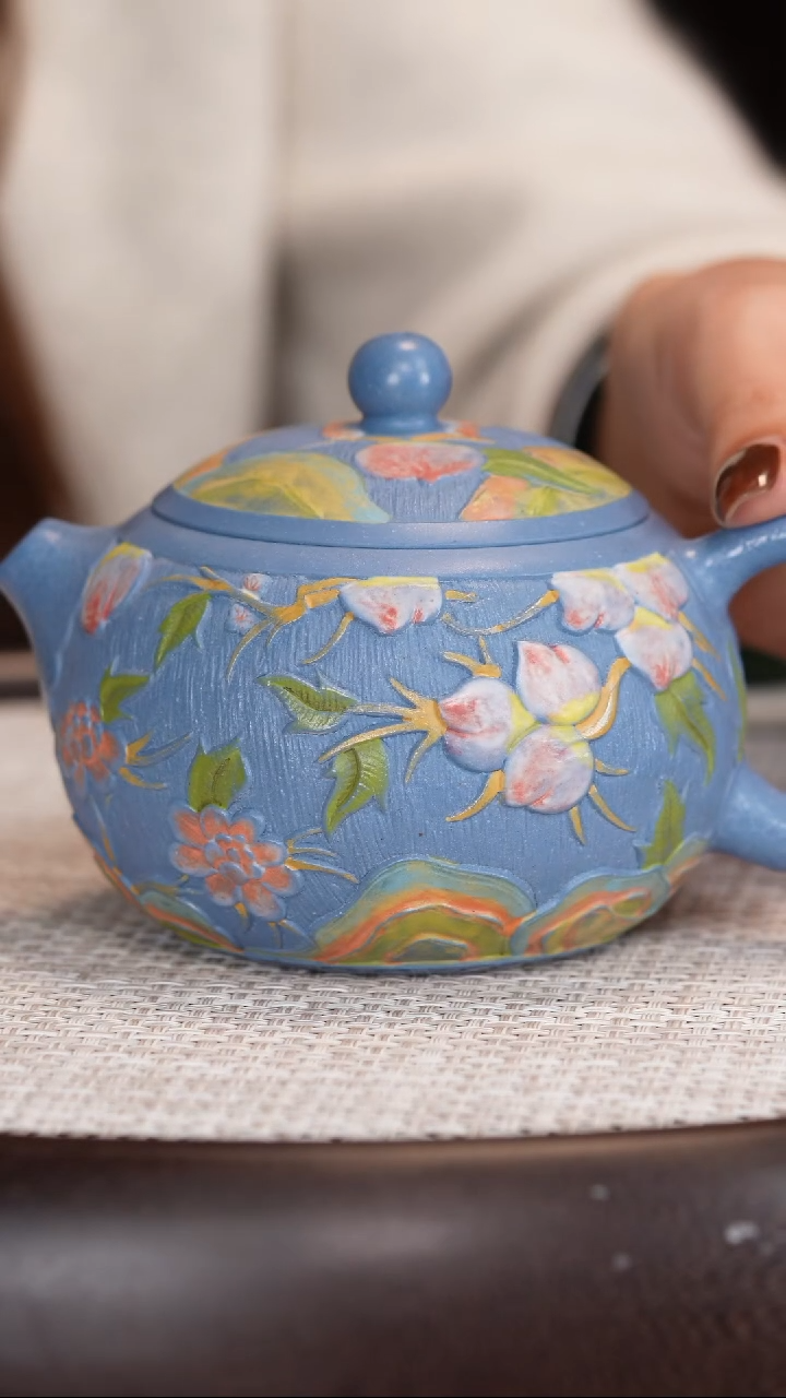 茶壶紫砂【徐秀文】蓝砂料西施   320CC