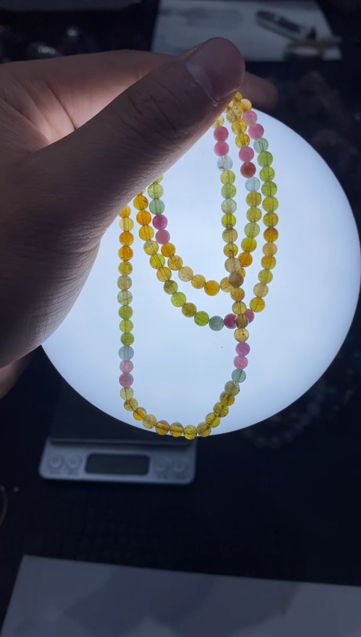 【闪购商品】碧玺手链未镶嵌碧玺3圈