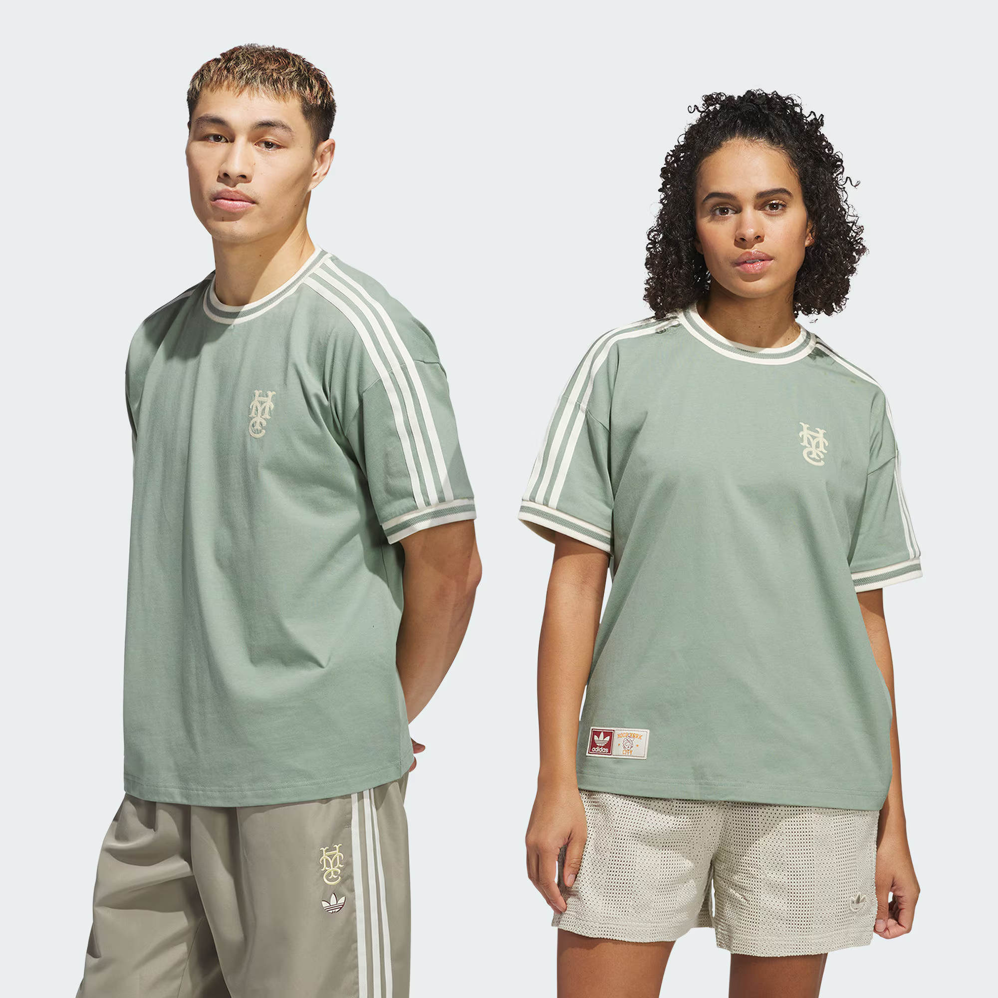adidas三叶草欧若HOOP YORK CITY T-SHIRT短袖圆领T恤JC5967