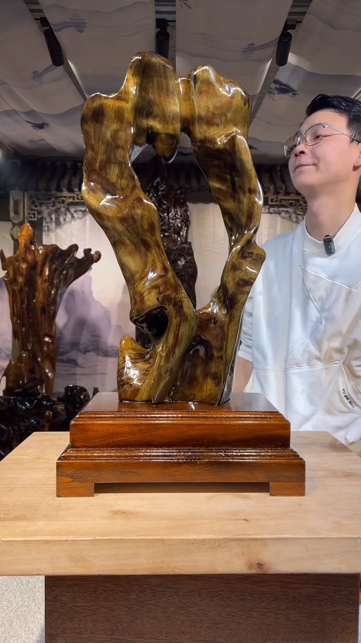 【闪购商品】金丝楠金丝楠小叶桢楠摆件65-34-21